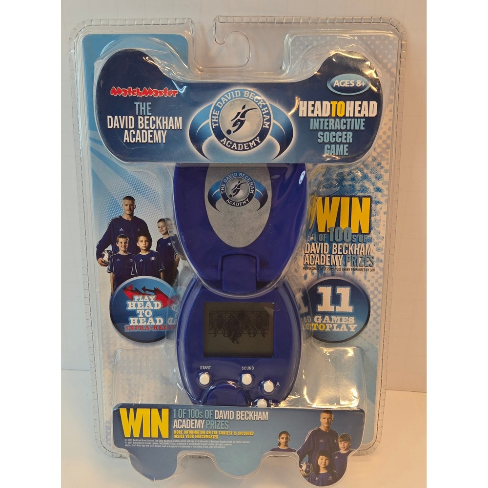MatchMaster David Beckham Academy Head to Head Interactive Soccer Game Blue 2007